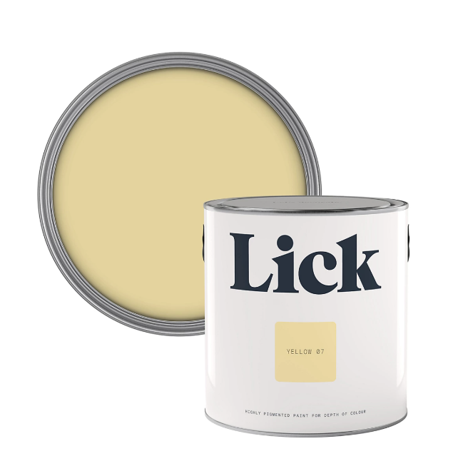 Lick yellow 07 paint can