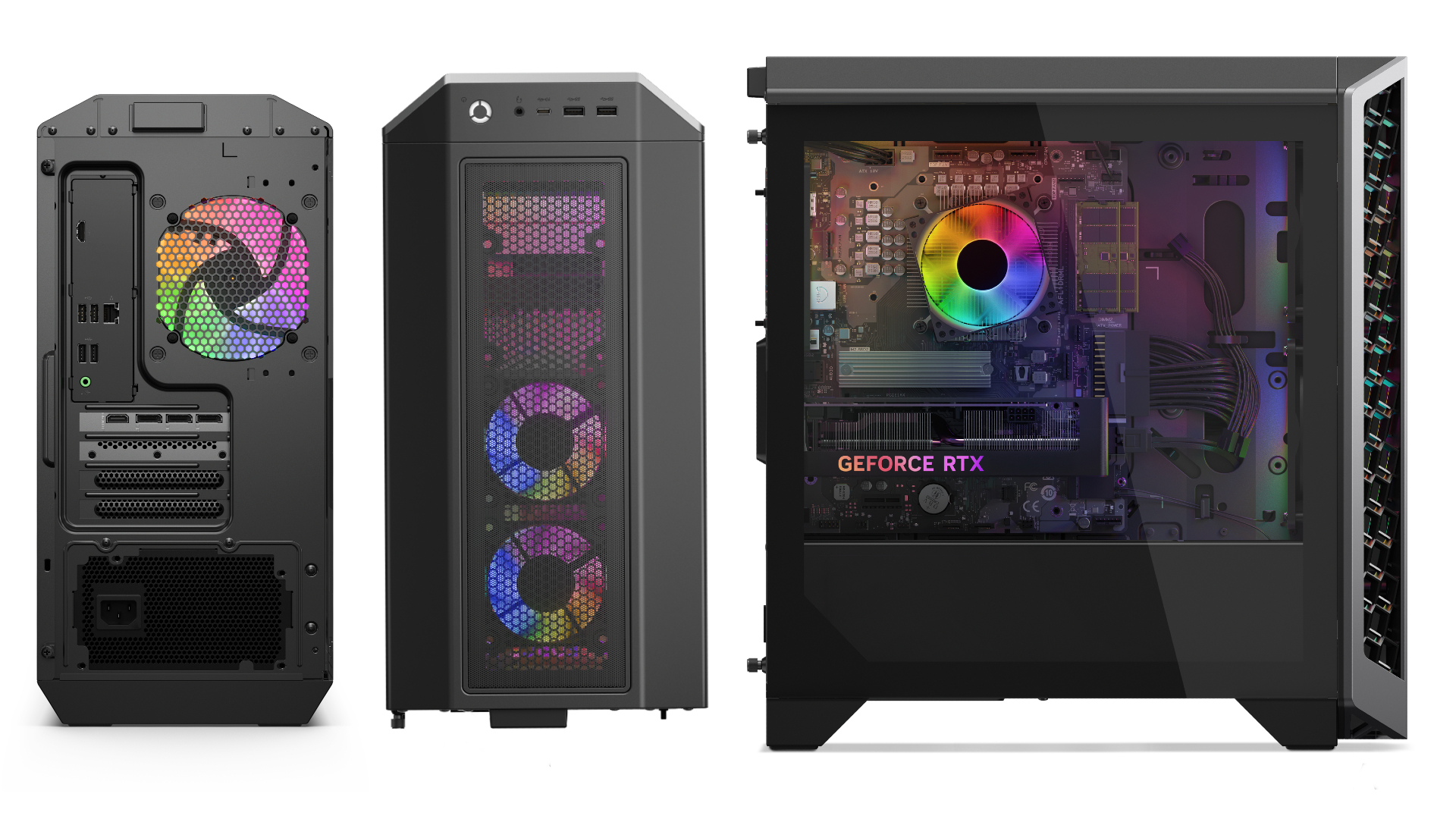 Render of the Lenovo LOQ Tower 26 (Gen 10) gaming desktop PC.