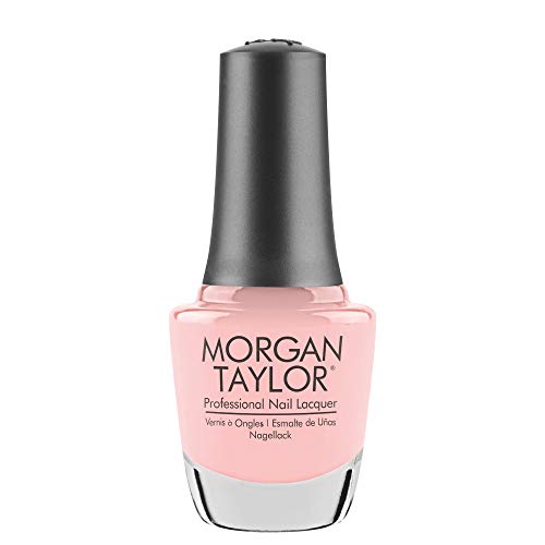 Morgan Taylor Nail Lacquer (all About the Pout) Light Pink Professional Lacquer, Vibrant, Chip-Resistant, Fast-Drying, Long-Lasting, High-Shine, Perfect for Manicures &amp;amp; Pedicure, 0.5 Ounce.