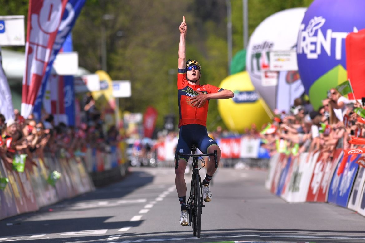 Mark Padun (Bahrain-Merida) claims his first professional victory in the Tour of the Alps