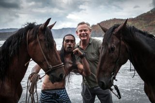 TV tonight - Martin helps to train wild horses on the Marquesas Islands.