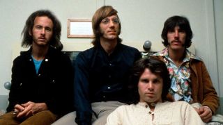 The Doors pose backstage