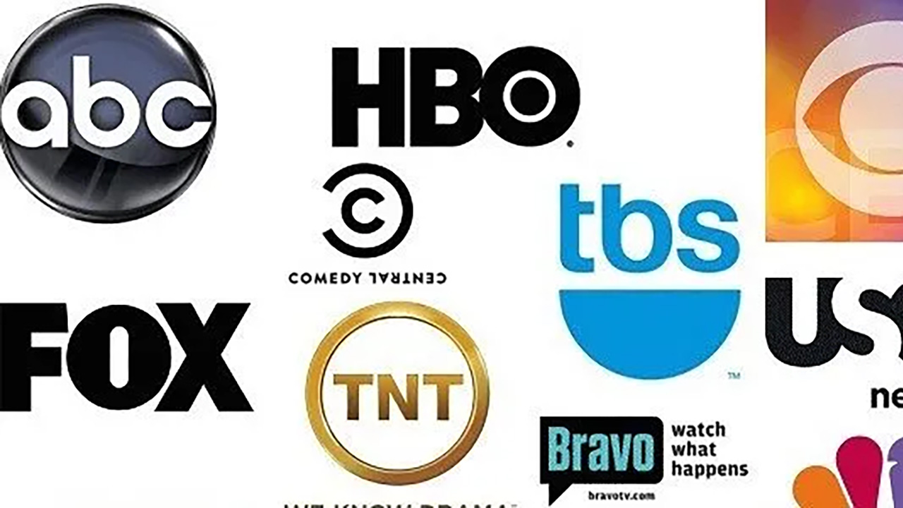 a mashup image of a bunch of network logos