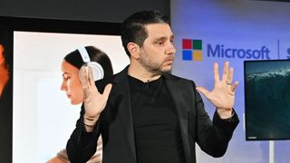 Panos Panay presenting for Microsoft