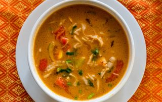 chunky soups, Chicken tom yum soup