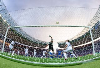 Italy take on France at Berlin's Olympiastadion in the 2006 World Cup final.