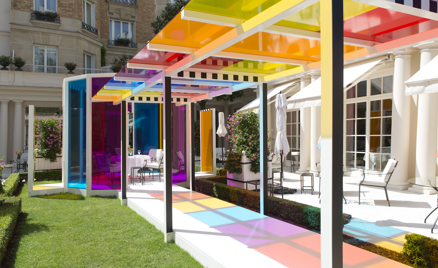 True colours: artist Daniel Buren’s kaleidoscopic takeover at Paris’ Le ...