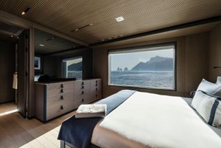 Onboard Aurelia, with interiors by Francesco Paszkowski Design