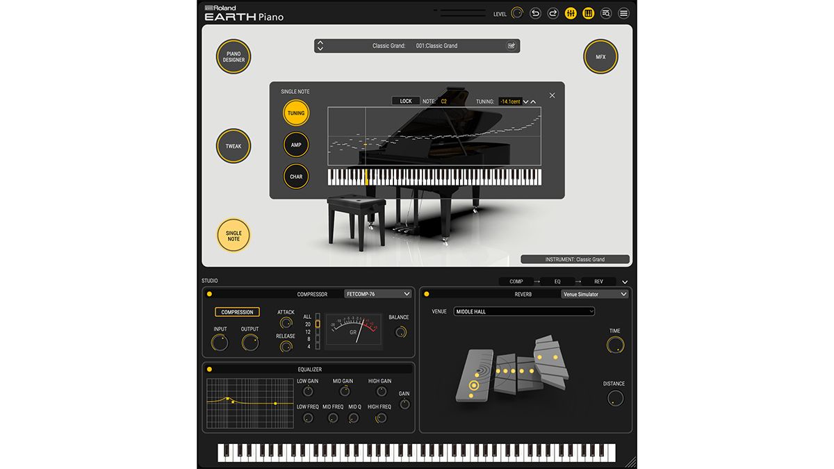 Roland Roland Roland’s new Earth Piano instrument puts “50 years of piano development ...