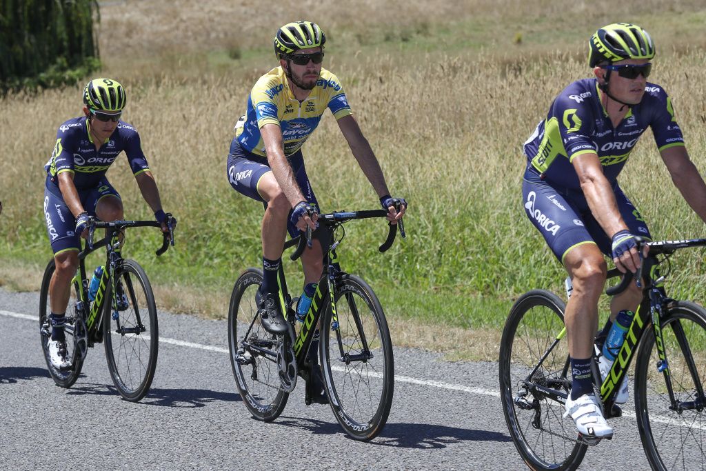 Race leader Damien Howson (Orica-Scott)