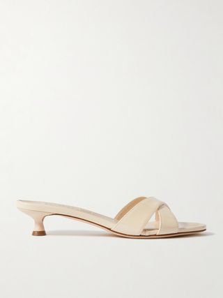 Stina Patent-Leather Mules