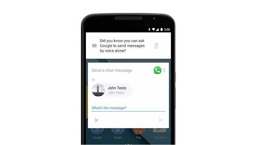 Google Now messages