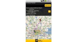AA Route Planner
