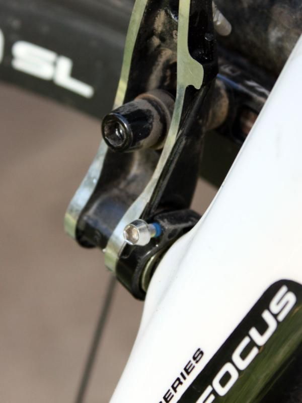 Spring tension is easily adjusted with 3mm Allen bolts located on both arms