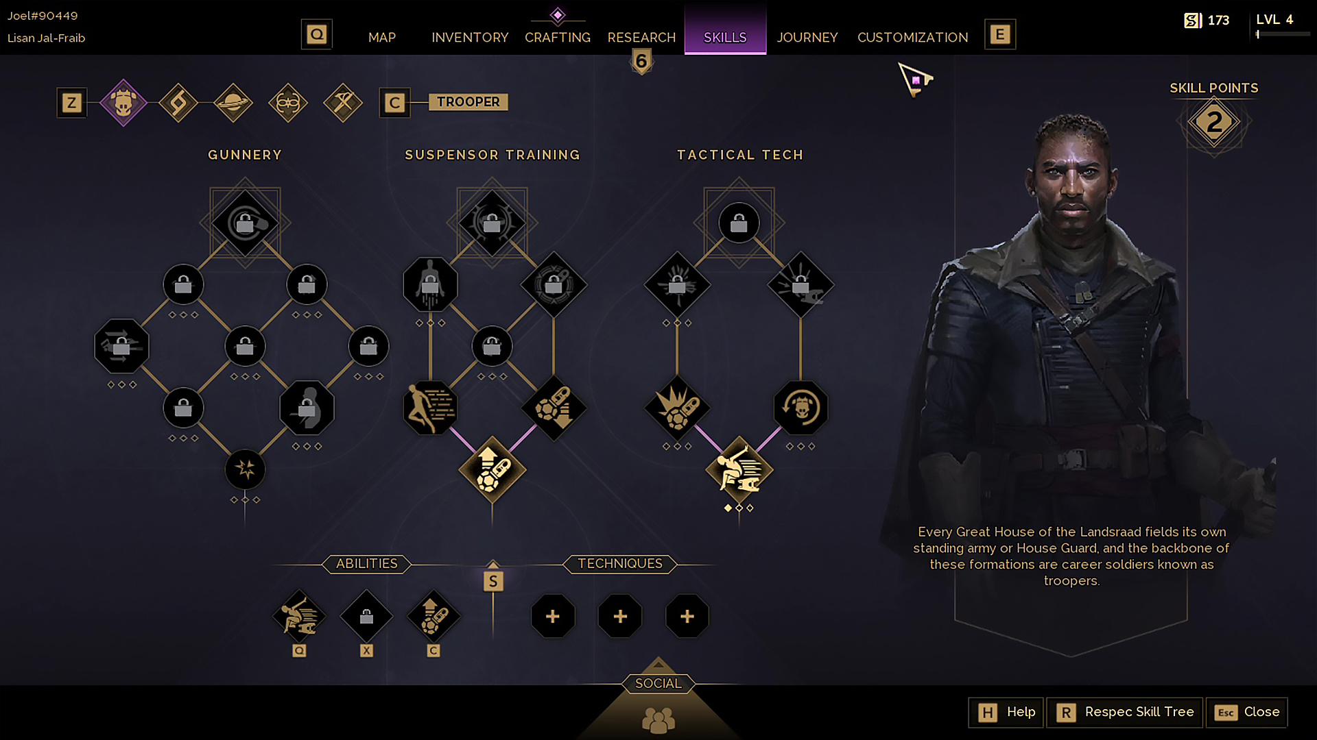 Dune Awakening skills