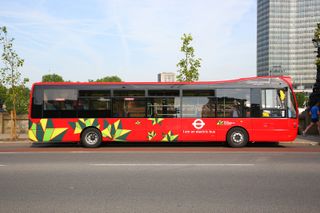 bus on road