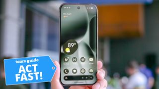 Google Pixel 10 Pro held in hand