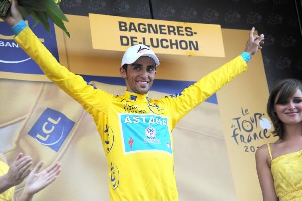 Alberto Contador (Astana) will be looking to hold yellow to Paris