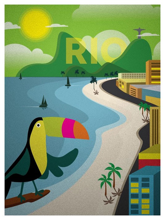 travel poster easy