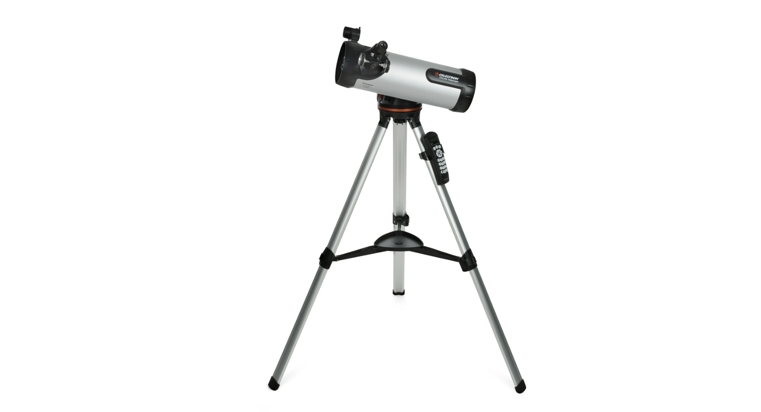 Celestron 114LCM computerized telescope on its tripod