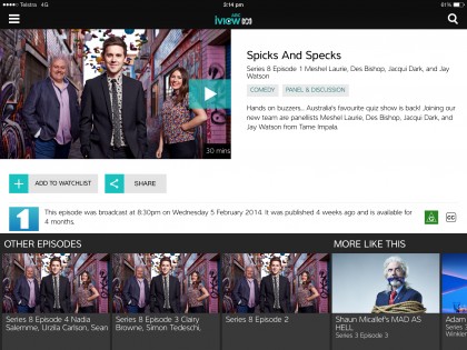 ABC iview ios