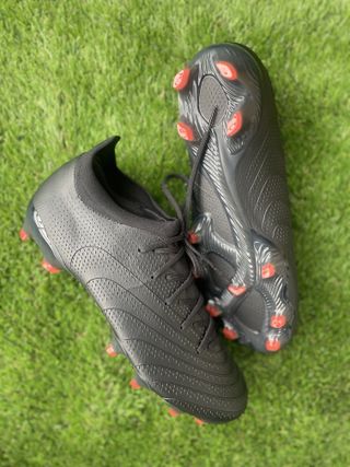 Skechers football boots on artificial grass