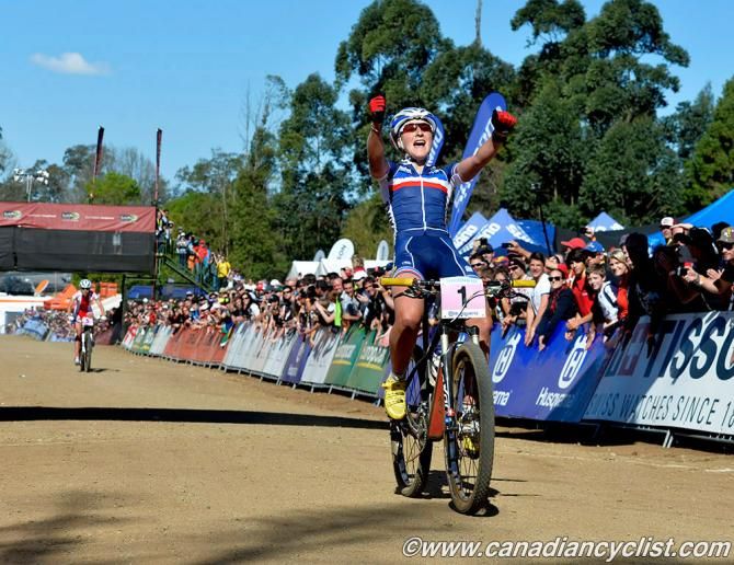 Julie Bresset (France) wins her second straight cross country world championship