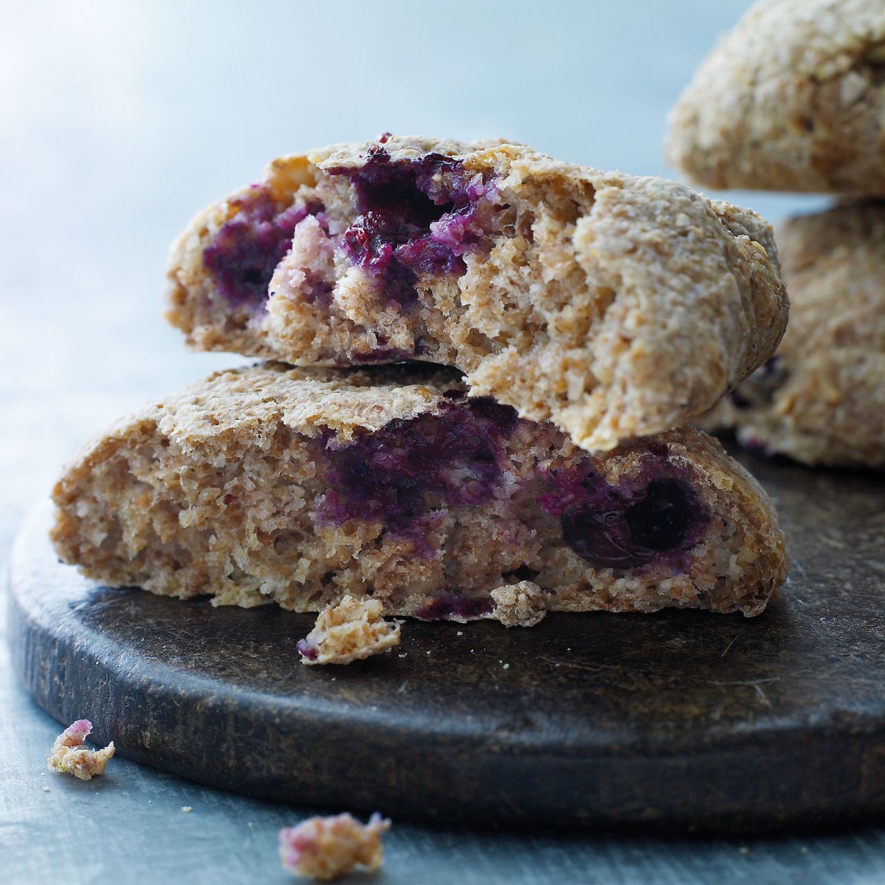 Blueberry buns photo