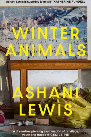 Winter animals book cover