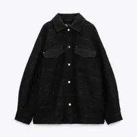 Textured Weave Overshirt: RRP $79.90 $39.99 (save $39.91)