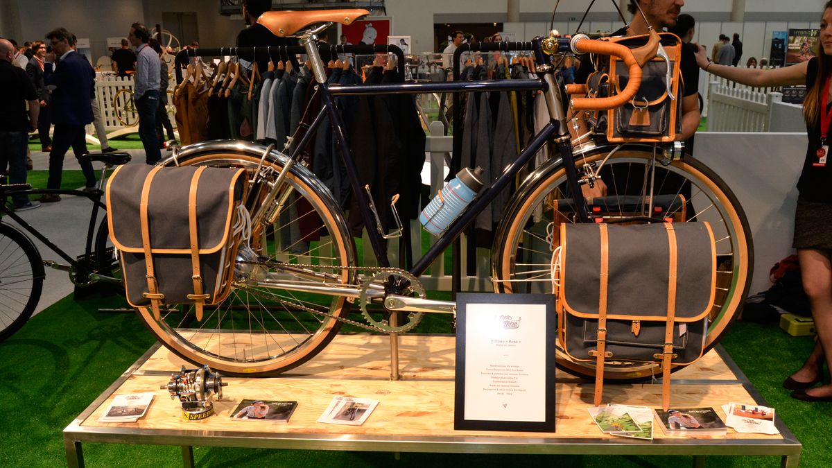 The Victoire Ren&eacute; was undoubtedly one of the biggest stars of the show. It's a tourer with "every feature we could think of", its designer told us. It took over 200 hours to build at the company's base in Clermont Ferrand in France. Frame prices start at &euro;1,000 and complete bikes from &euro;3,000 - 5,000. There's currently a five-month waiting list