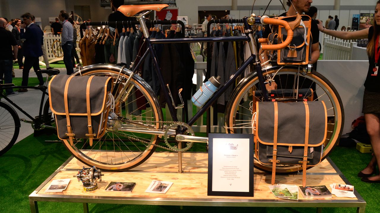 The Victoire Ren&eacute; was undoubtedly one of the biggest stars of the show. It's a tourer with "every feature we could think of", its designer told us. It took over 200 hours to build at the company's base in Clermont Ferrand in France. Frame prices start at &euro;1,000 and complete bikes from &euro;3,000 - 5,000. There's currently a five-month waiting list