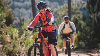 Julia Clarke mountain biking