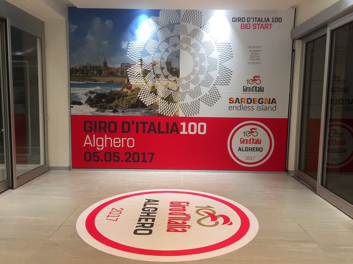 The Alghero airport welcomes the Giro