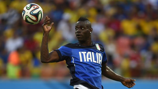 Italian striker Mario Balotelli 