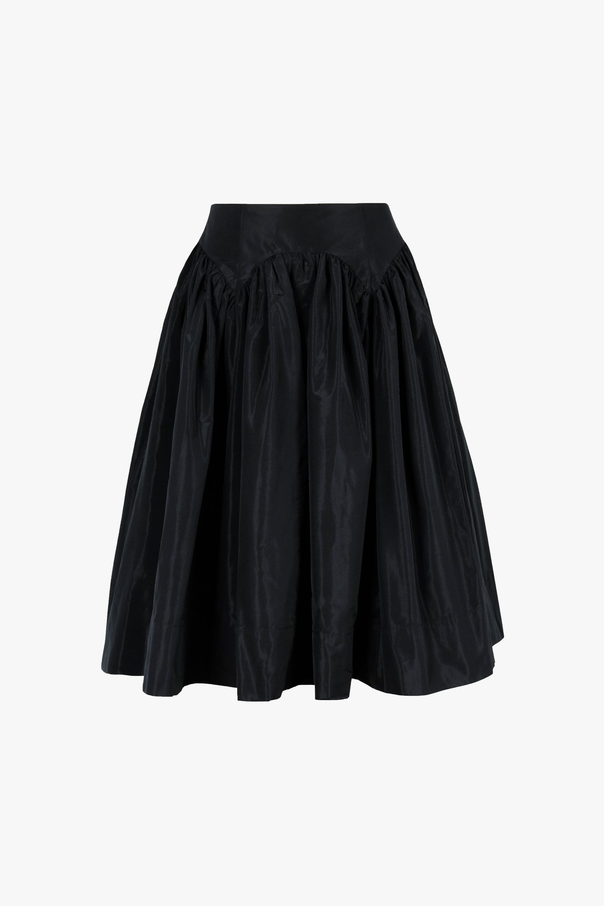 Black Murano Midi Skirt