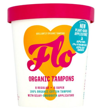 Flo Organic Eco-applicator Tampons Regular &amp; Super 14pk, Boots, £3.60