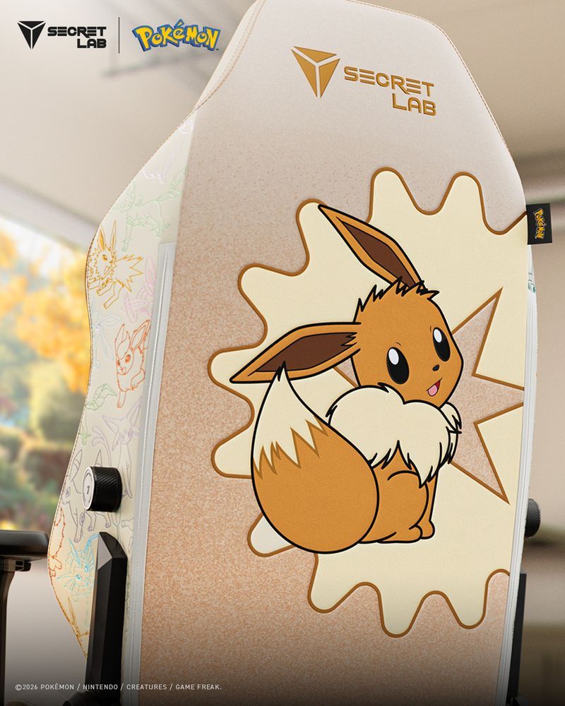 Secretlab X Pok&eacute;mon chairs Titan EVO