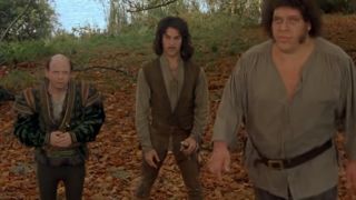 Mandy Patinkin, Wallace Shawn, and Andre The Giant in The Princess Bride