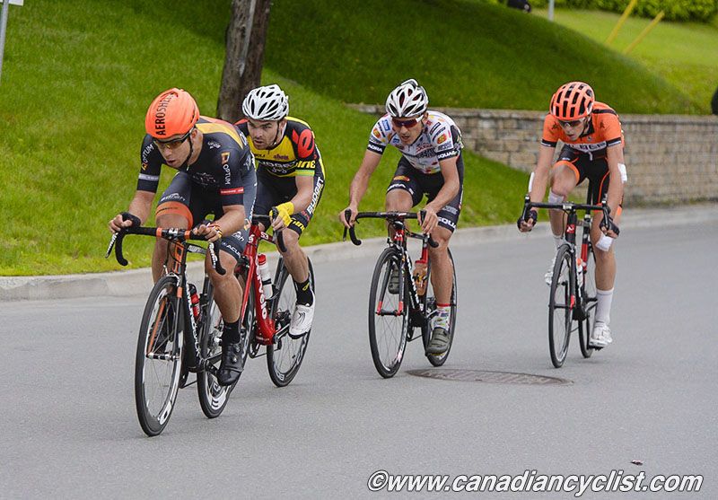 Guillaume Boivin (Optum p/b Kelly Benefit Strategies) leads the break.