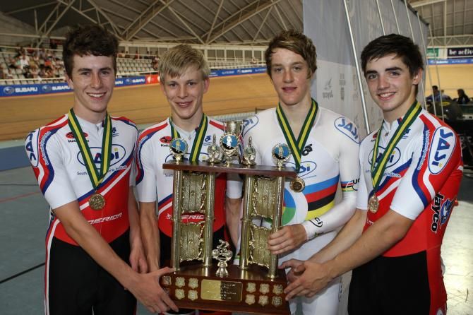 South Australia also claimed the U19 team pursuit title