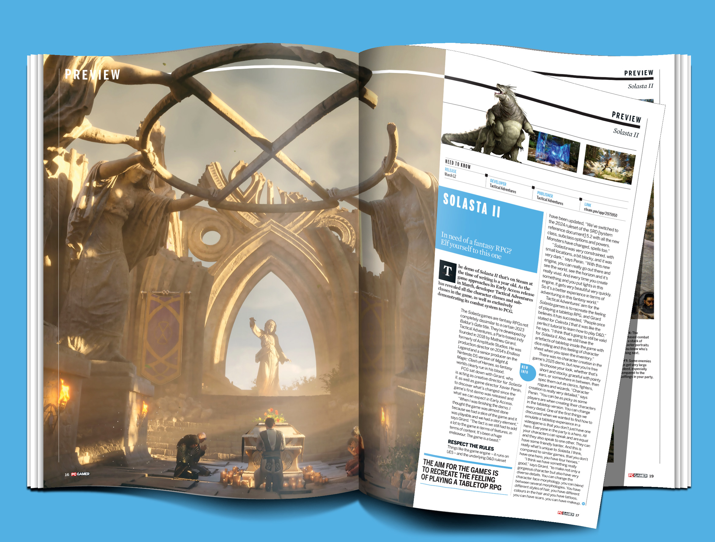 PC Gamer magazine issue 420 Warhammer 40,000: Dawn of War 4