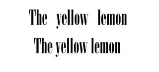 Kerning is about controlling the spaces between letters - that includes those between words