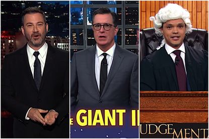 Late night hosts look at Trump's henchmen
