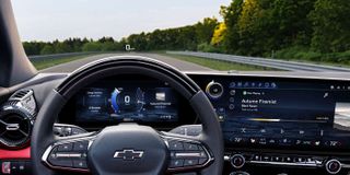 chevy blazer ev steering wheel and driver screens