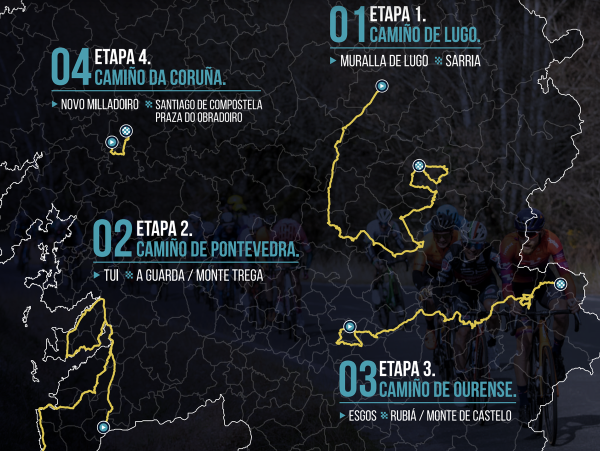 2023 four-day route for O Gran Cami&amp;ntilde;o
