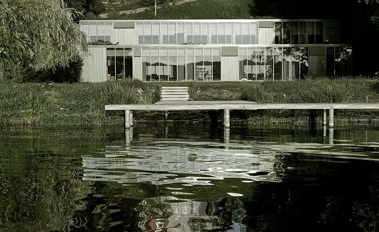 The boat house in Berlin