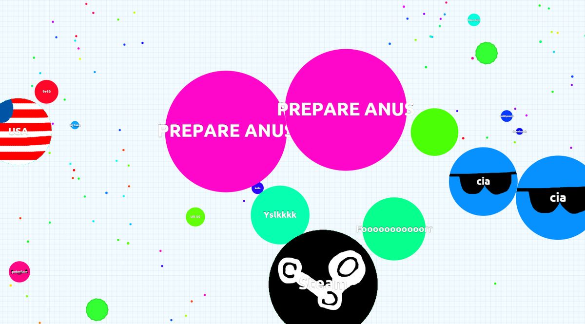 Agario the dotgobbling browser game that's a hit on Twitch PC Gamer