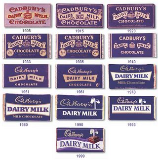 Cadbury's packaging