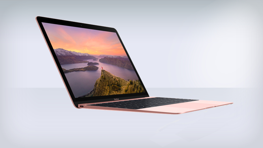 apple 2016 macbook pro pink
